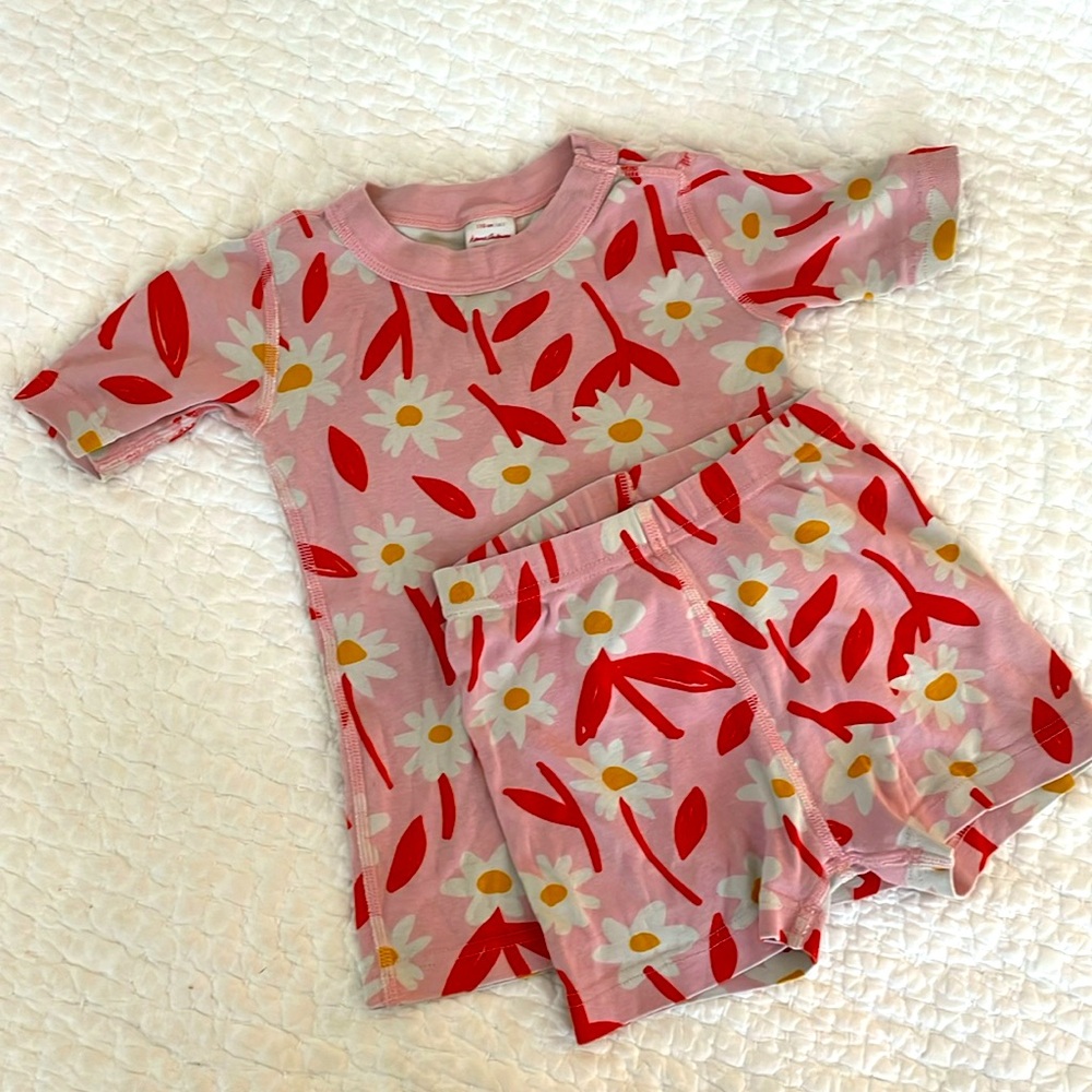 Hanna Andersson Short/tshirt pajama set